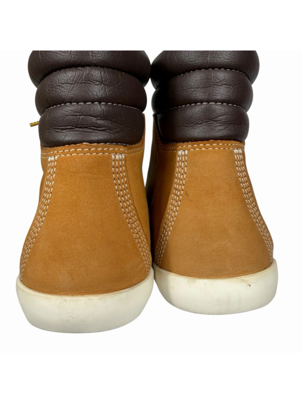 Timberland Boots Dausette Brown Leather Lace Up Ankle Bootie Sneakers Size 8 - Picture 7 of 12